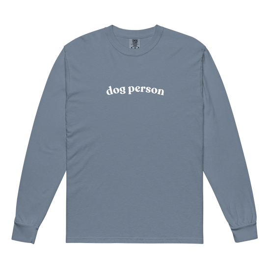 Dog Person Long Sleeve Tee - Mutty Prints