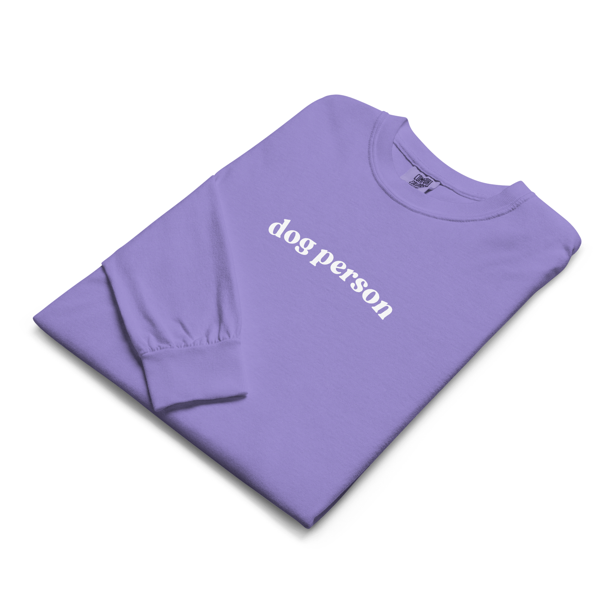 Dog Person Long Sleeve Tee - Mutty Prints