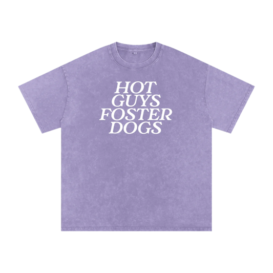 Hot Guys Foster Dogs Tee