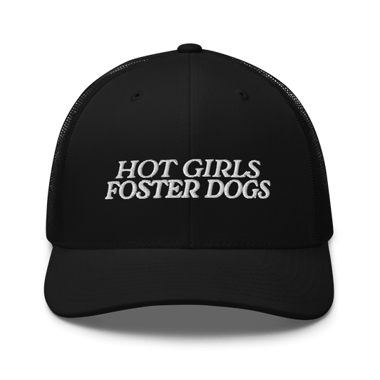 Hot Girls Foster Dogs Trucker Cap - Mutty Prints