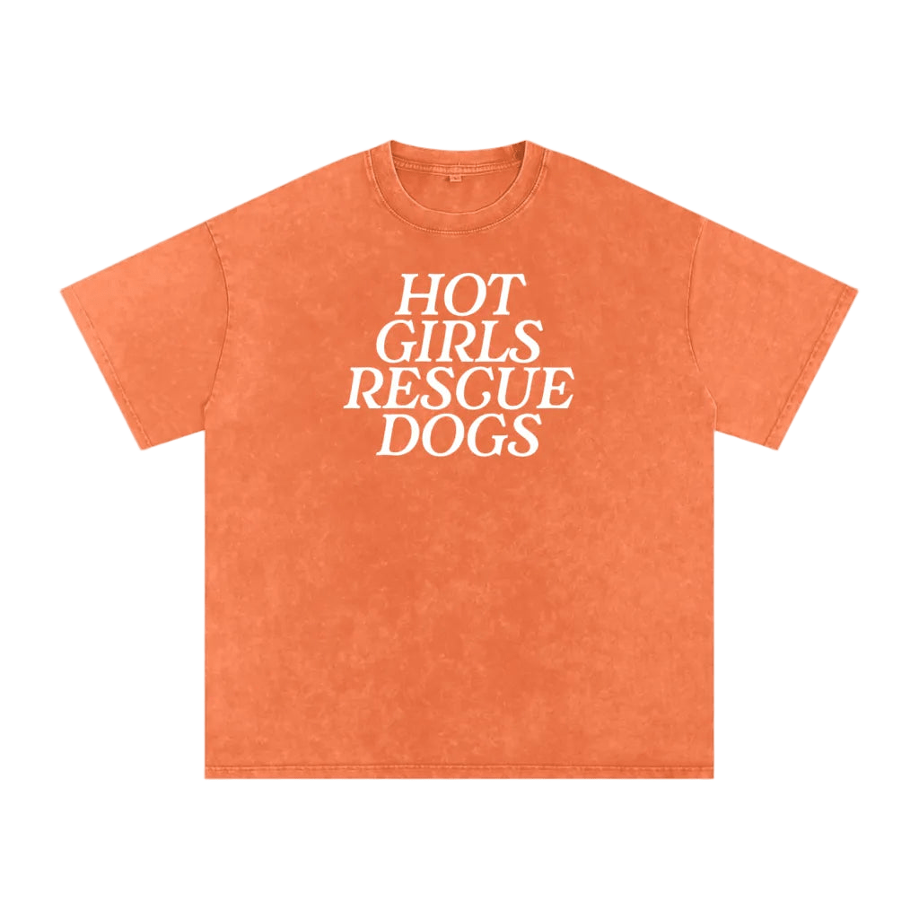 Hot Girls Rescue Dogs Tee - Mutty Prints
