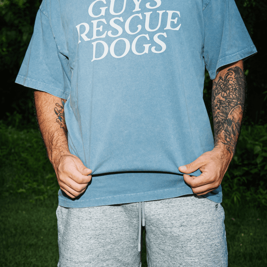 Hot People Rescue Dogs Tee - Mutty Prints