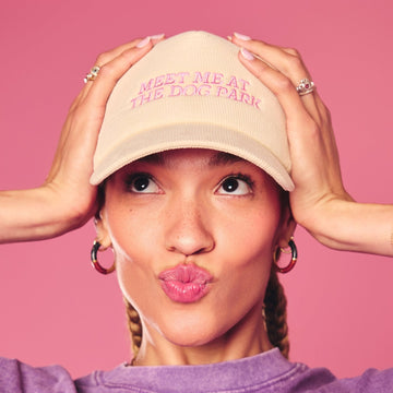 Meet Me at the Dog Park Hat - Mutty Prints