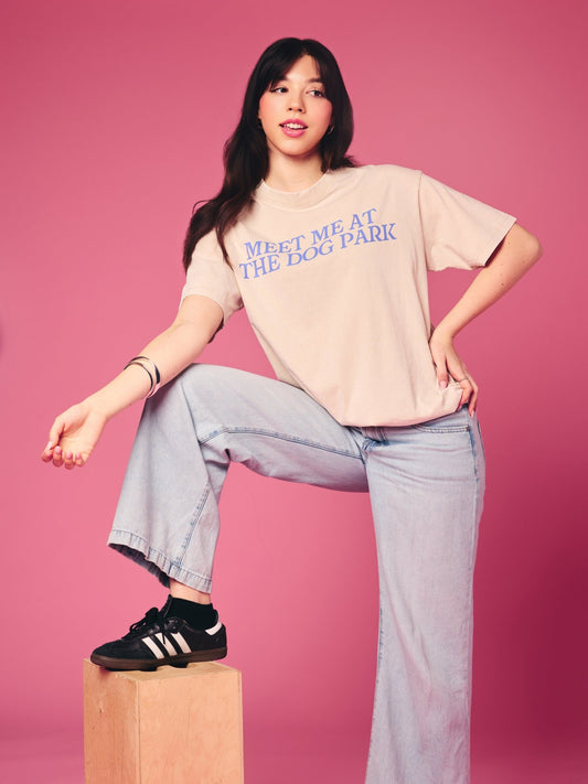 Meet Me at the Dog Park Tee - Mutty Prints