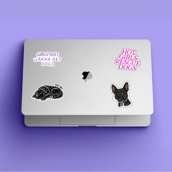 Ruff Day Dog Sticker - Mutty Prints