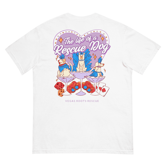 The Life of a Rescue Dog Tee x Vegas Roots Rescue - Mutty Prints