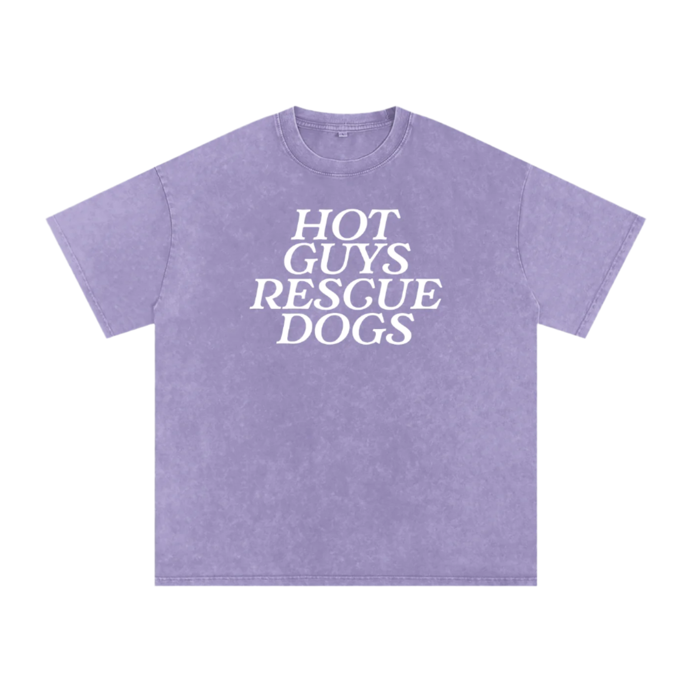 Hot Guys Rescue Dogs Tee
