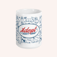 Thumbnail for Adopt Don't Shop Collage Mug - Mutty Prints