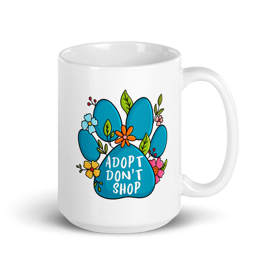 Adopt Don't Shop Paw Mug - Mutty Prints