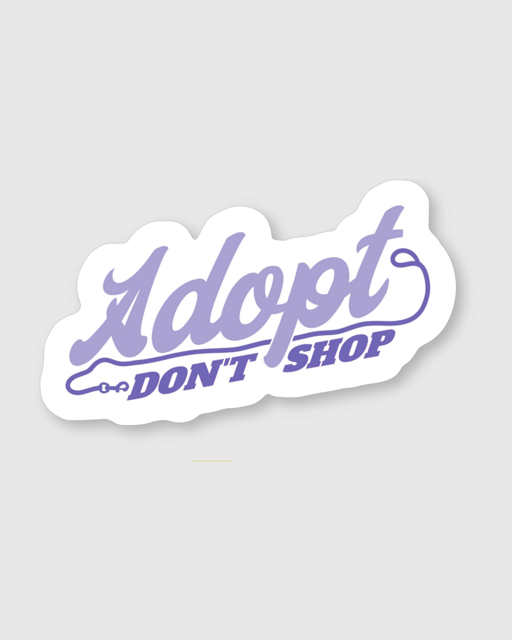 Adopt Don’t Shop Sticker - Mutty Prints
