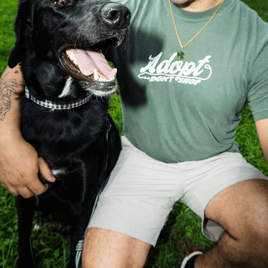 Adopt Don't Shop Washed Tee - Mutty Prints