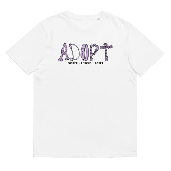“ADOPT” Illustrated Tee - Mutty Prints