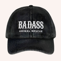 Thumbnail for BADASS Animal Rescue Vintage Logo Hat – Limited Edition - Mutty Prints