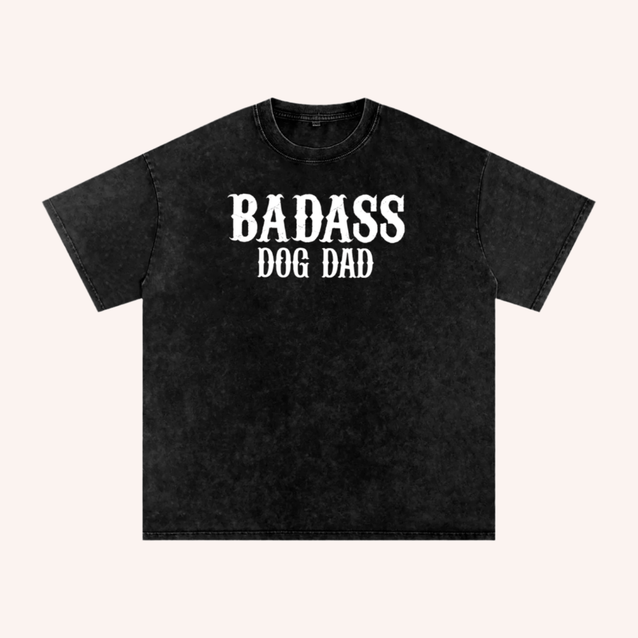BADASS DOG DAD Tee – Limited Edition - Mutty Prints