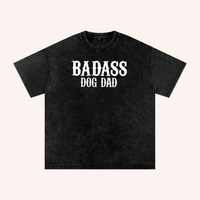 Thumbnail for BADASS DOG DAD Tee – Limited Edition - Mutty Prints