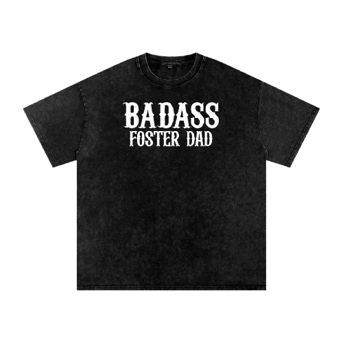 BADASS FOSTER DAD Tee – Limited Edition - Mutty Prints
