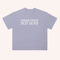 Thumbnail for Chase Dogs Not Boys Drop Shoulder Tee - Mutty Prints