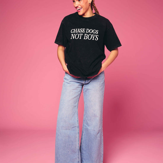 Chase Dogs Not Boys Tee - Mutty Prints