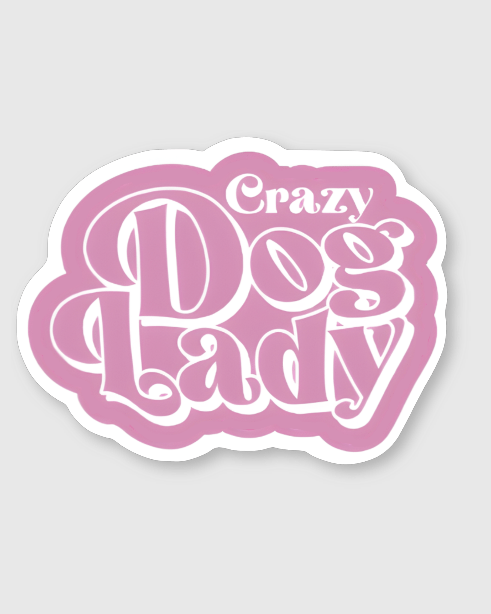 Crazy Dog Lady Sticker - Mutty Prints