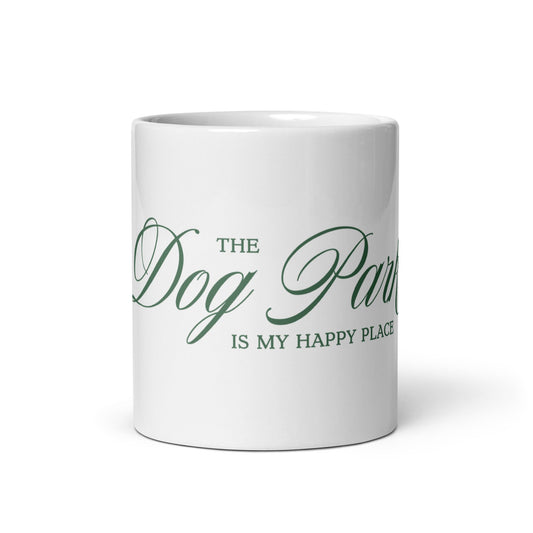 Dog Park is My Happy Place Mug - Mutty Prints