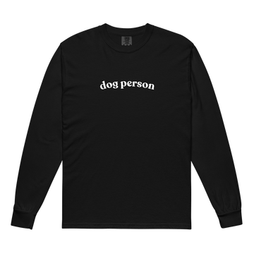 Dog Person Long Sleeve Tee - Mutty Prints