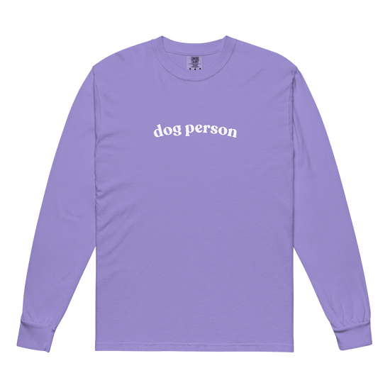 Dog Person Long Sleeve Tee - Mutty Prints