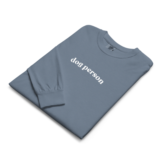 Dog Person Long Sleeve Tee - Mutty Prints