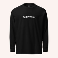 Thumbnail for Dog Person Longsleeve Tee - Mutty Prints