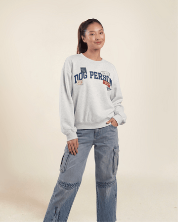 Dog Person Patch Crewneck - Mutty Prints
