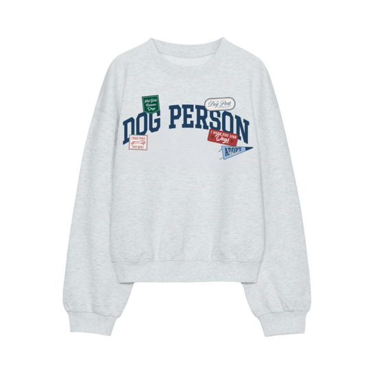 Dog Person Patch Crewneck - Preorder - Mutty Prints