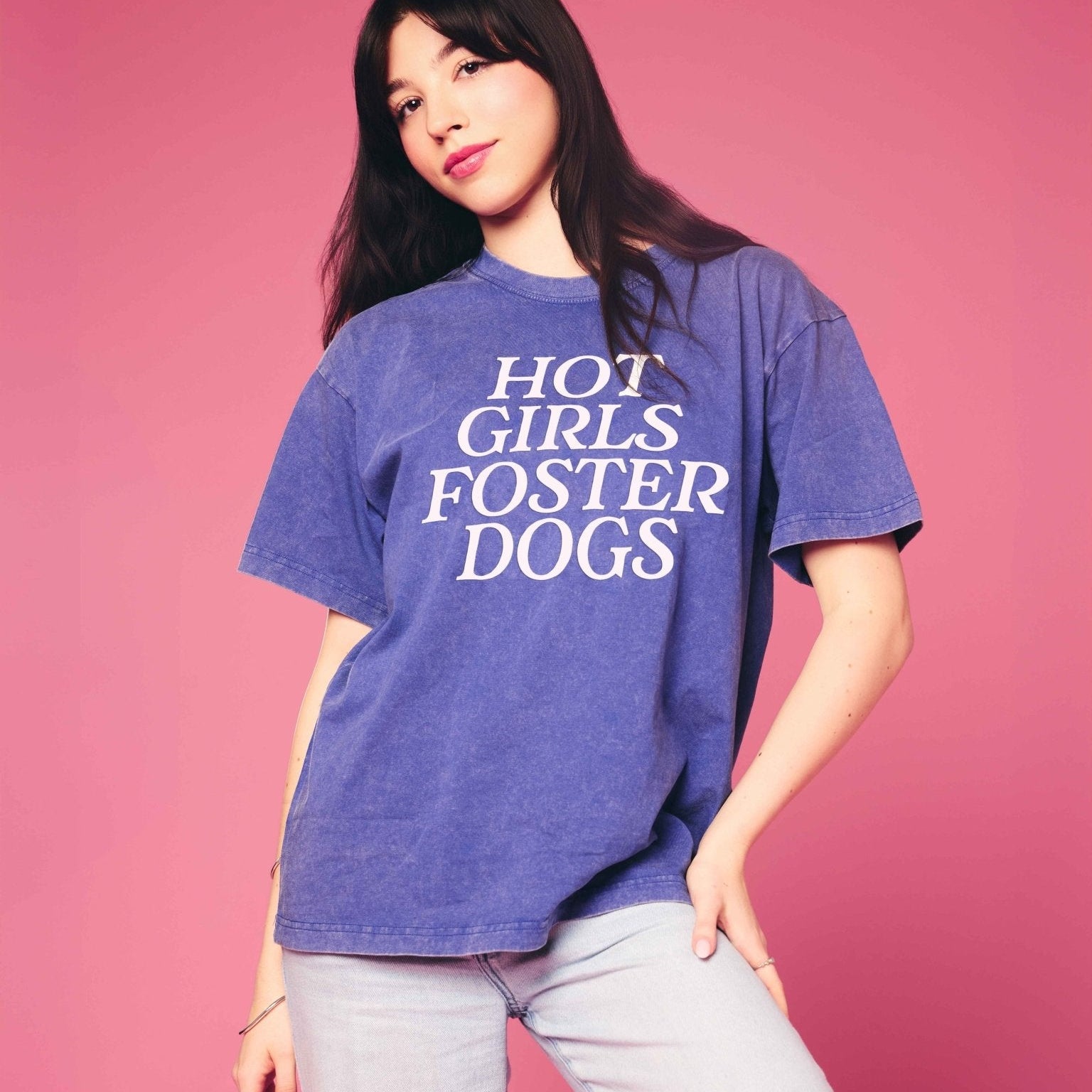 Hot Girls Foster Dogs Tee - Mutty Prints