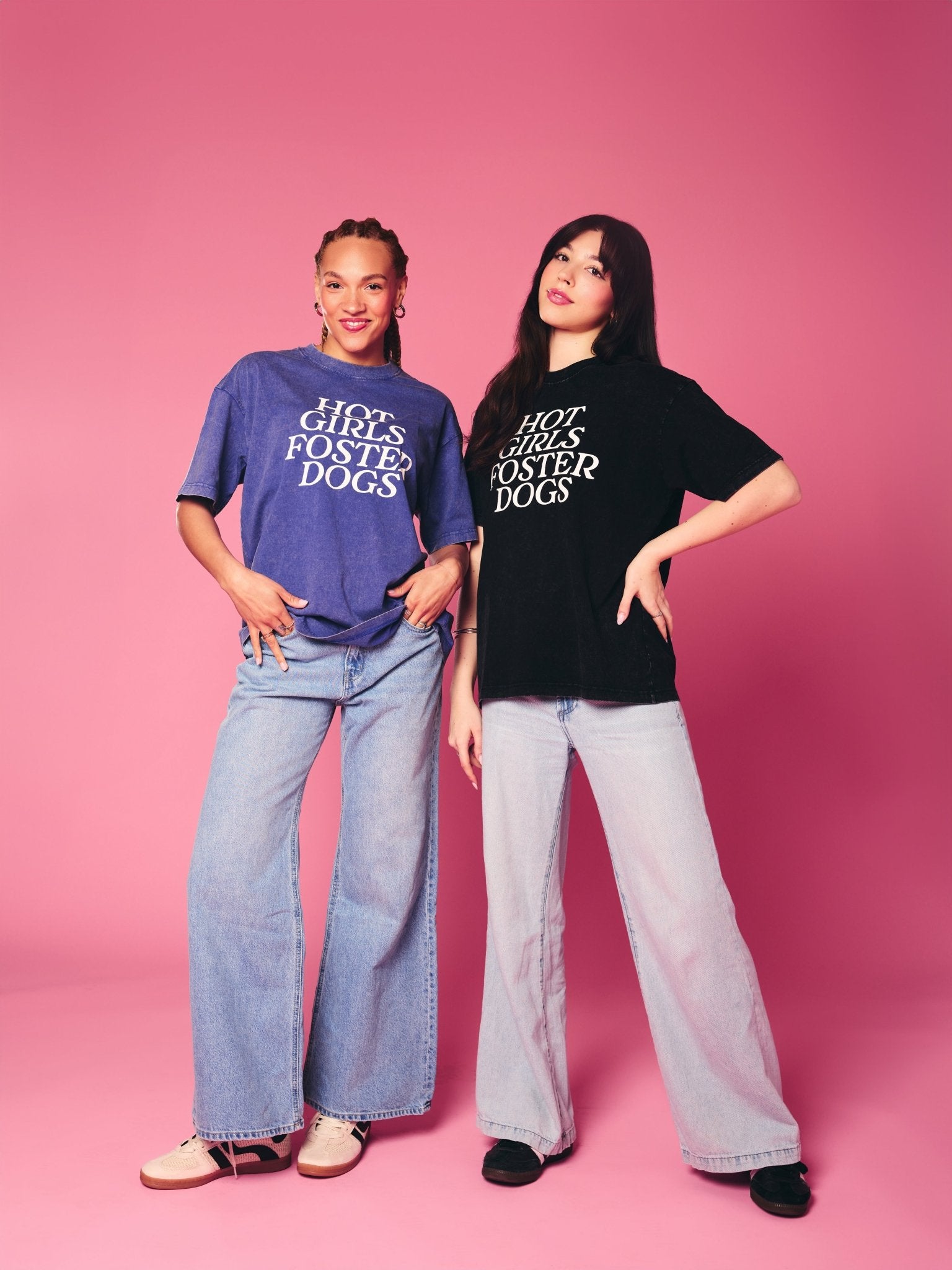 Hot Girls Foster Dogs Tee - Mutty Prints