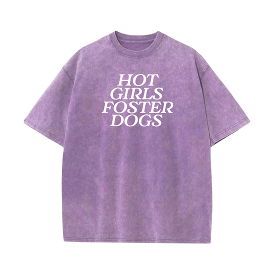 Hot Girls Foster Dogs Tee - Mutty Prints