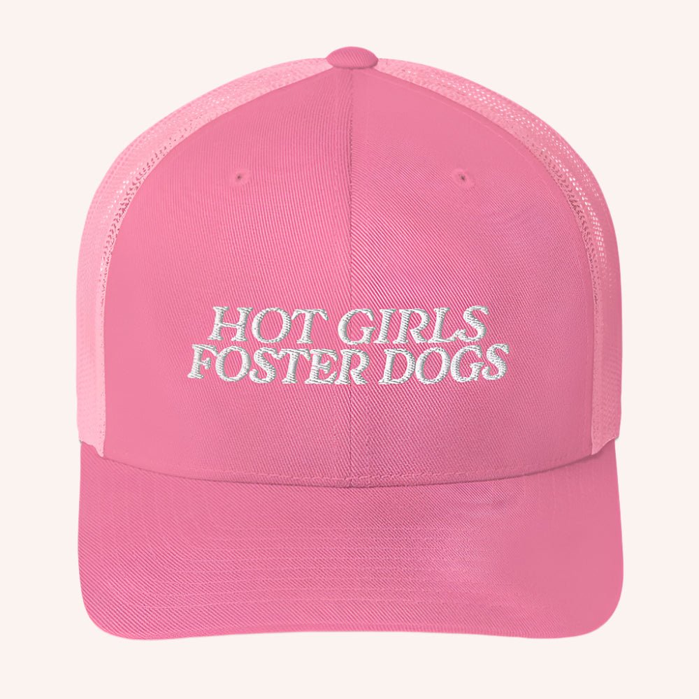 Hot Girls Foster Dogs Trucker Cap - Mutty Prints