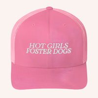 Thumbnail for Hot Girls Foster Dogs Trucker Cap - Mutty Prints