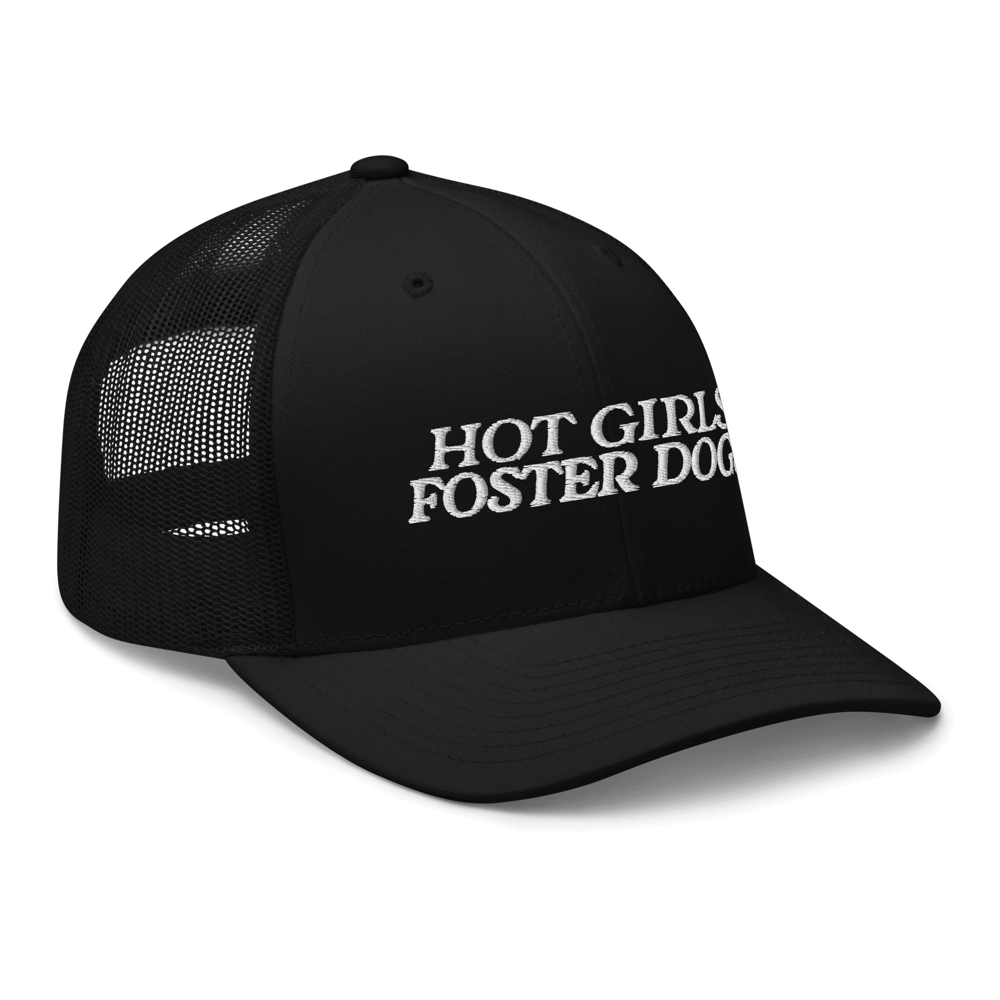 Hot Girls Foster Dogs Trucker Cap - Mutty Prints