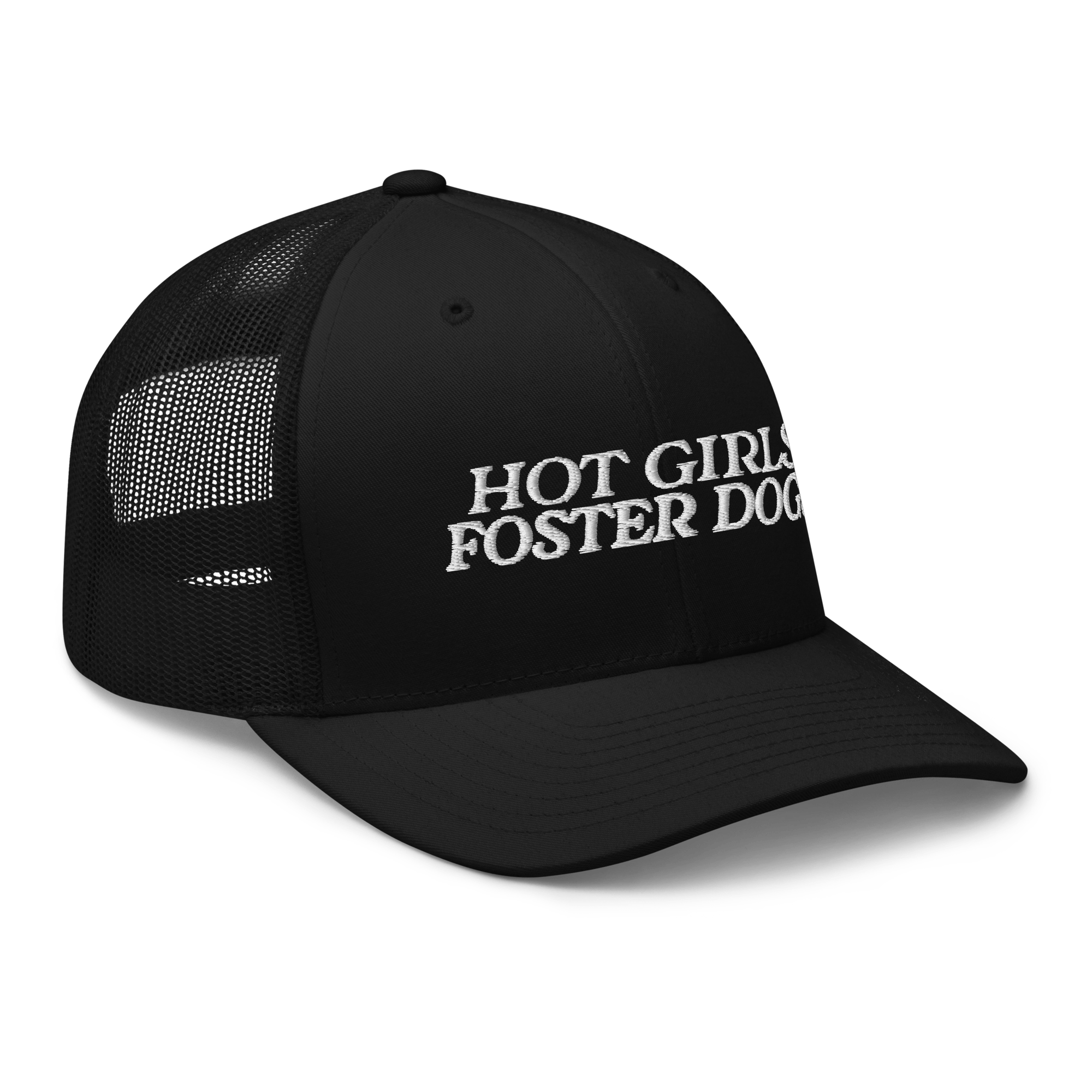 Hot Girls Foster Dogs Trucker Cap - Mutty Prints