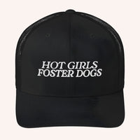 Thumbnail for Hot Girls Foster Dogs Trucker Cap - Mutty Prints