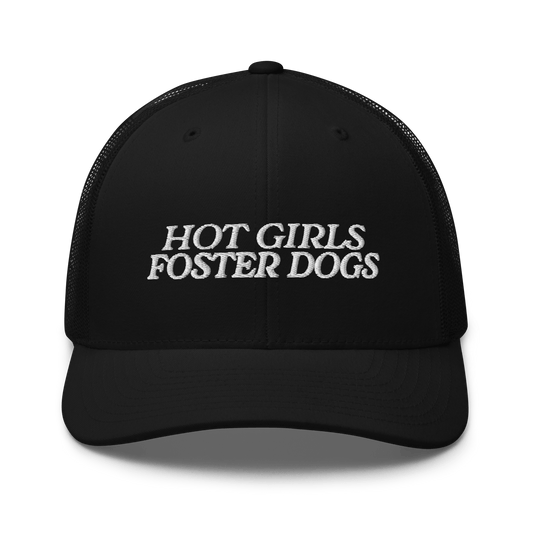 Hot Girls Foster Dogs Trucker Cap - Mutty Prints