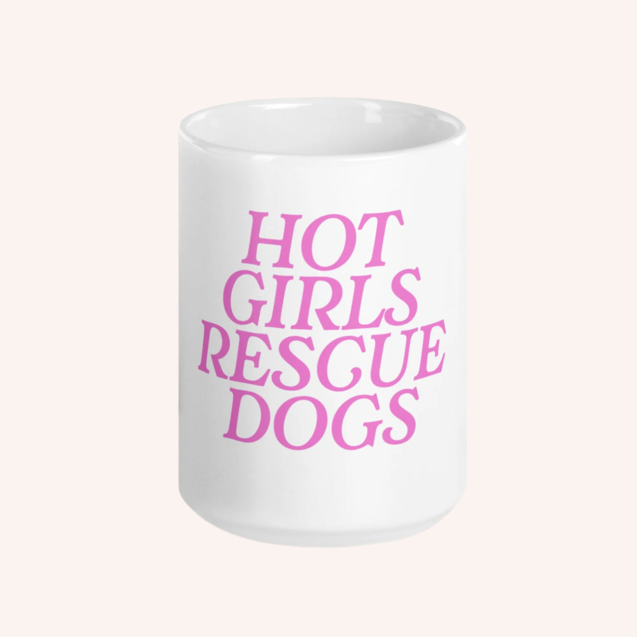 Hot Girls Rescue Dogs Mug - Mutty Prints