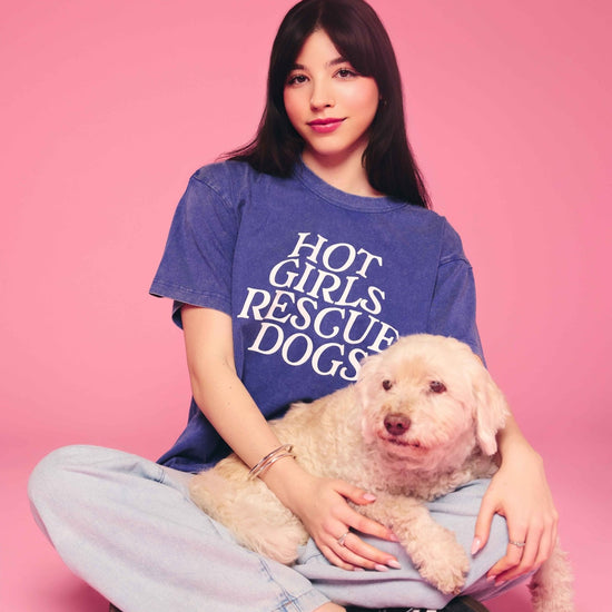 Hot Girls Rescue Dogs Tee - Mutty Prints
