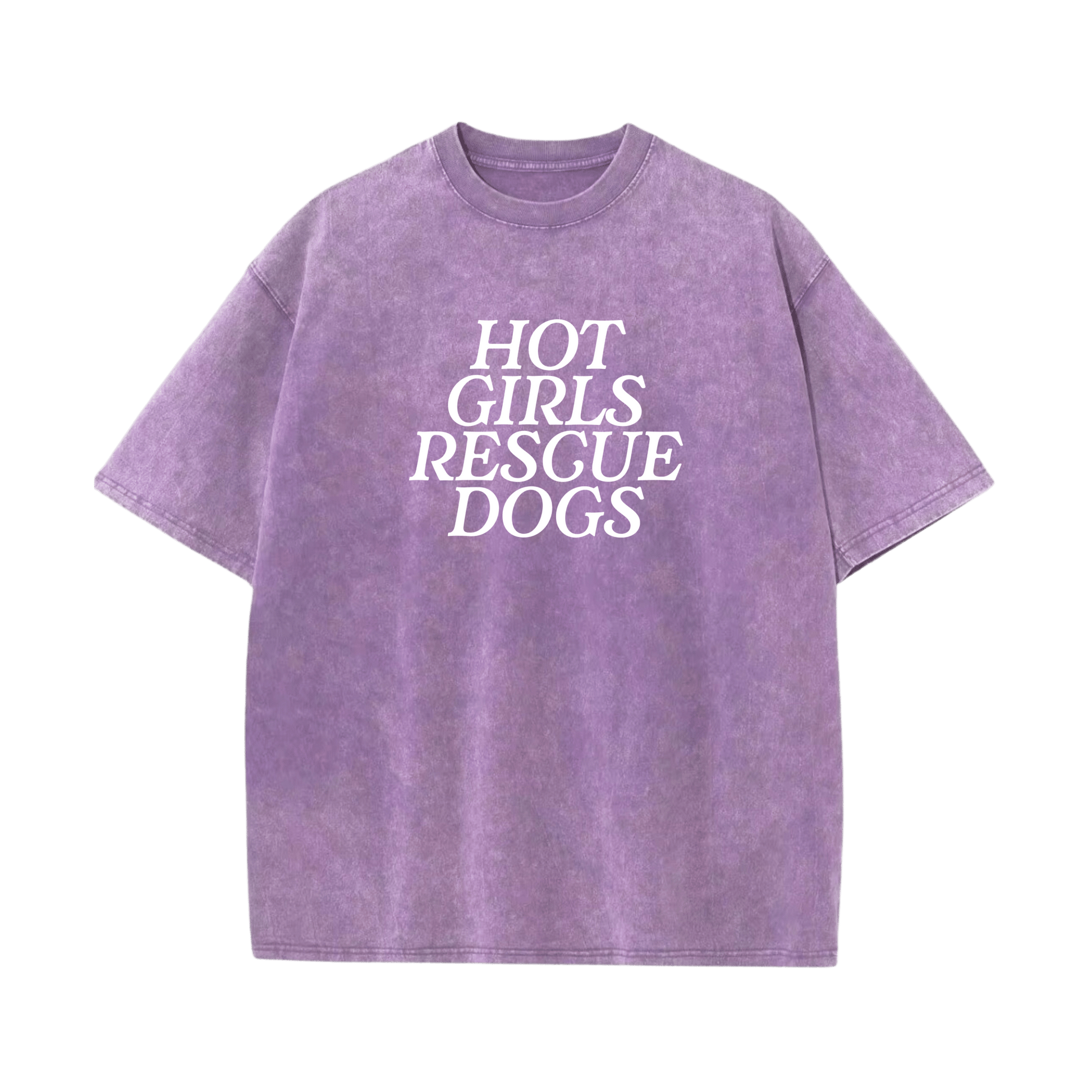 Hot Girls Rescue Dogs Tee - Mutty Prints