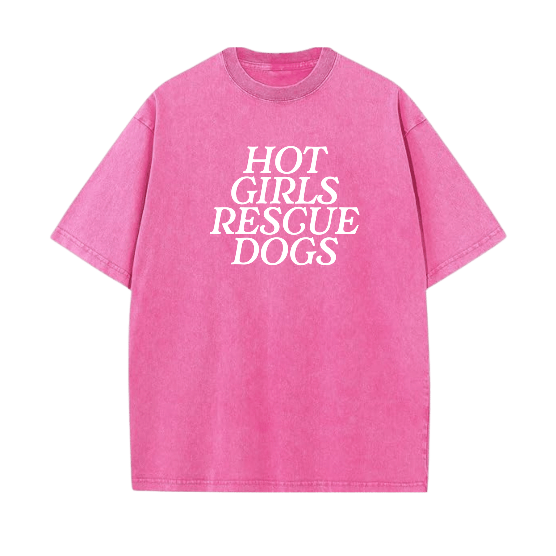 Hot Girls Rescue Dogs Tee - Mutty Prints