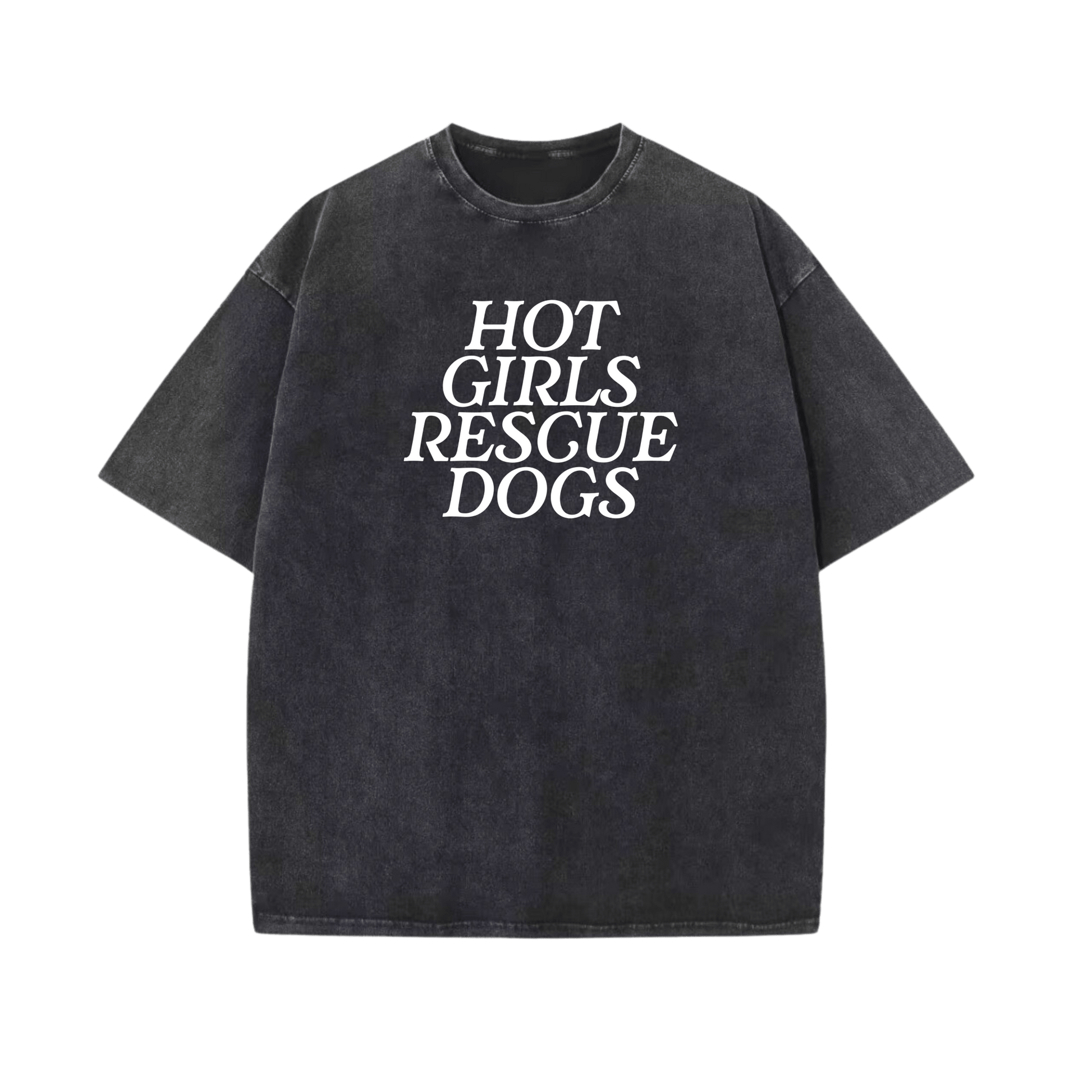 Hot Girls Rescue Dogs Tee - Mutty Prints