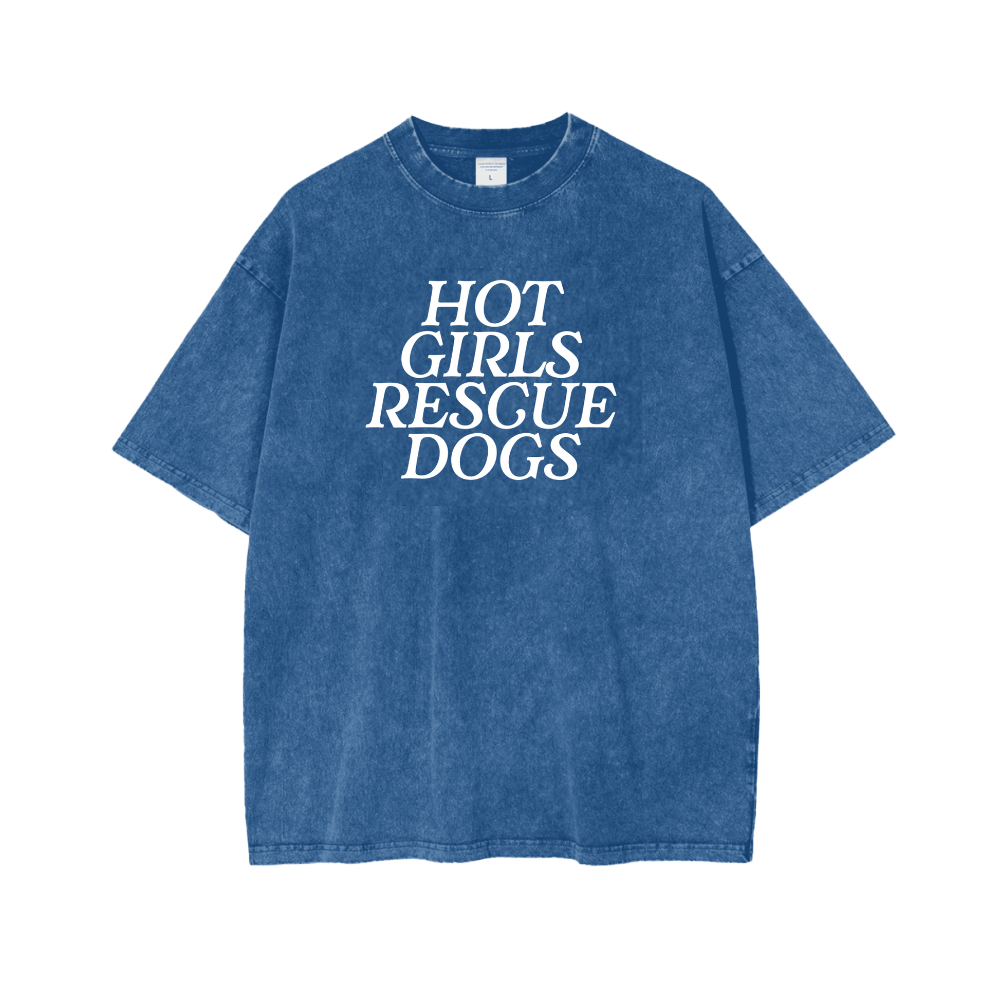 Hot Girls Rescue Dogs Tee - Mutty Prints