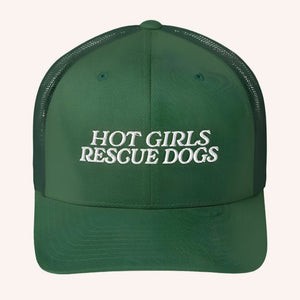 Hot Girls Rescue Dogs Trucker Cap - Mutty Prints