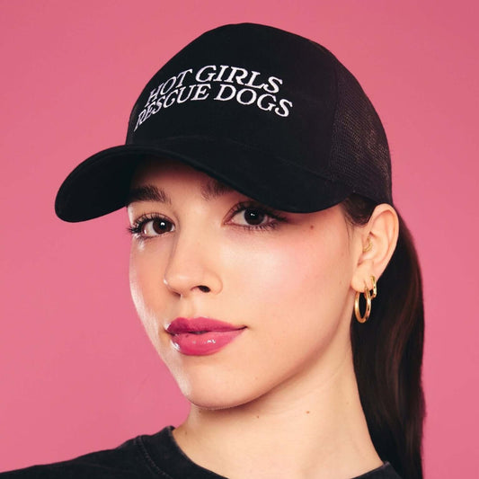 Hot Girls Rescue Dogs Trucker Hat - Mutty Prints