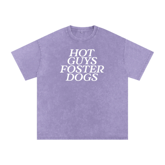 Hot Guys Foster Dogs Tee - Mutty Prints