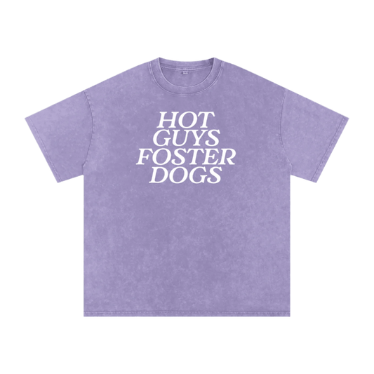 Hot Guys Foster Dogs Tee - Mutty Prints