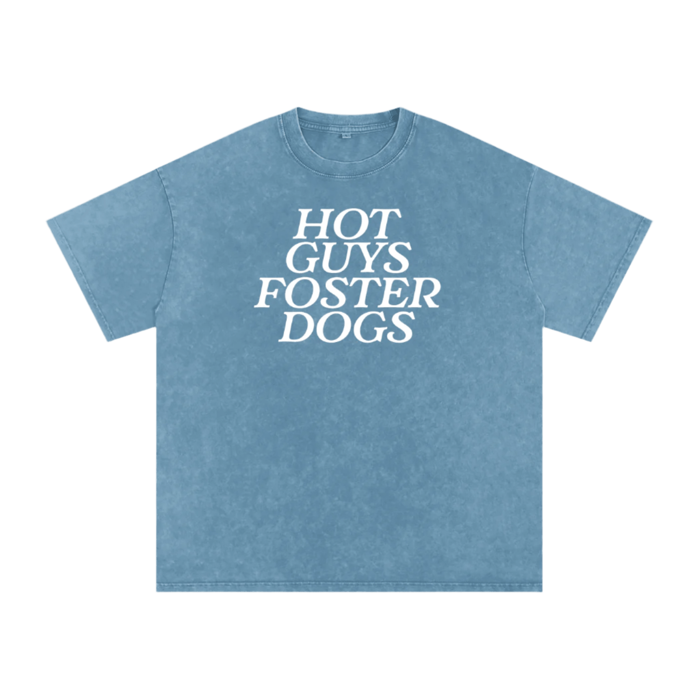 Hot Guys Foster Dogs Tee - Mutty Prints
